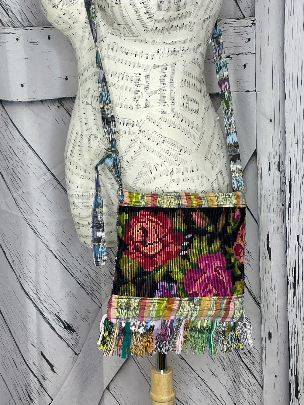 Bohemian Crossbody Bag Colorful Design